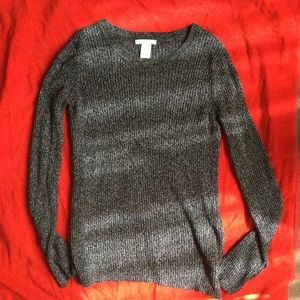 (Sold on Merc)H&M Gray Ribbed Sweater